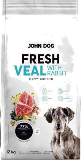 John Dog Fresh Junior Medium & Large Tørrfôr Til Hund 12 kg John Dog Fresh Junior Medium & Large Tørrfôr Til Hund 12 kg
