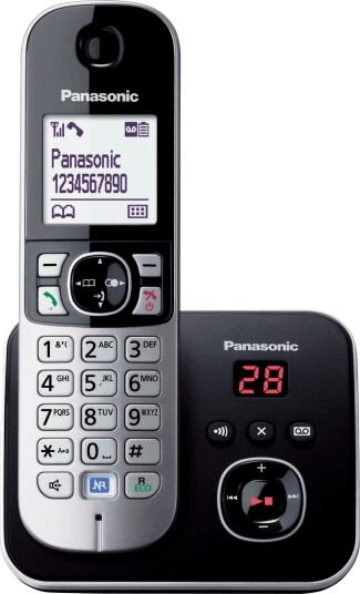 Panasonic KX TG6821GB DECT trådløs telefon Svart Panasonic KX TG6821GB DECT trådløs telefon Svart