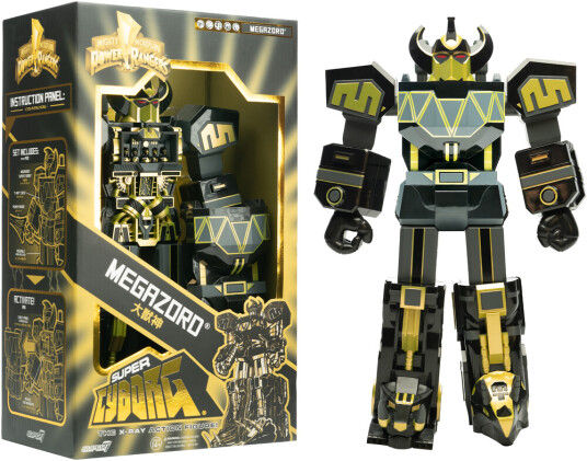 Mighty Morphin Power Rangers Super Cyborg Megazord Black / Gold