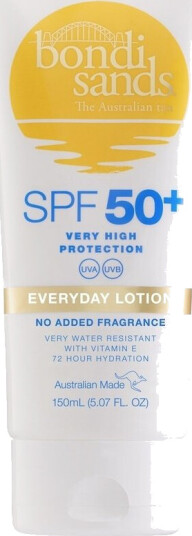Bondi Sands SPF50+ Everyday Body Lotion 150ml - Bredspektret UV-beskyttelse