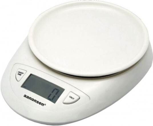 Aanonsen Kjøkkenvekt Digital 3kg/1gr 