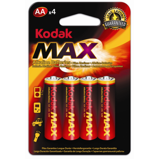 Batteri AA, 4 stk - Kodak
