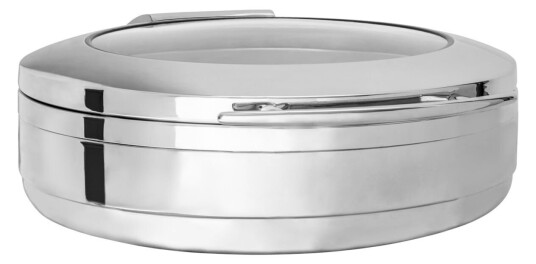VEGA Chafing-Dish Fenton rund; 6l, 44x54x16 cm (BxDxH); Sølvfarge; Rund