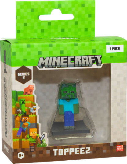Minecraft Figur S2 Toppeez 1 stk 6 cm Baby Zombie 145433