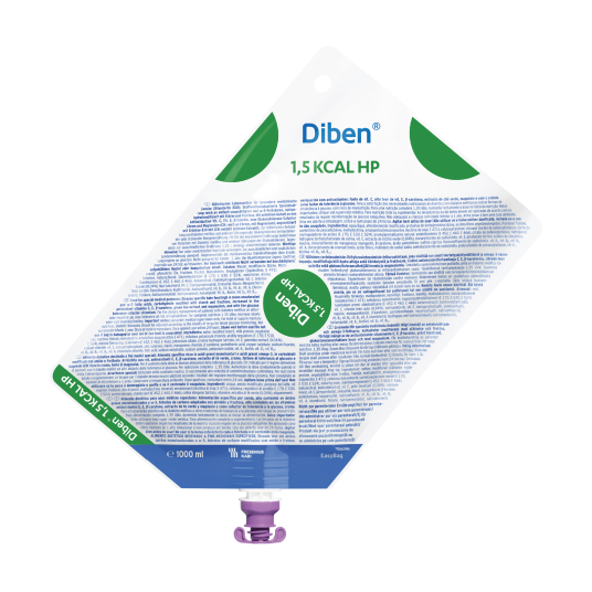 Diben 1,5 kcal HP sondeløsning 8x1000 ml Diben 1,5 kcal HP sondeløsning 8x1000 ml