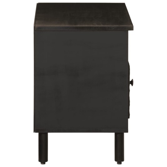 TV-benk svart 80x33x46 cm heltre mango 8720845422547