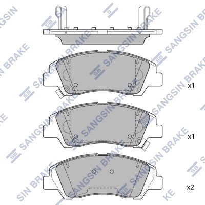 Hi Q SP4492 Bremseklosser