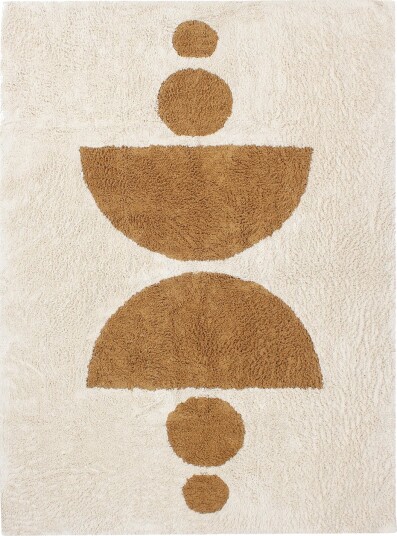 Ryetepper Cervia Natural Cotton Shaggy beige Størrelse: 200 x 290 cm