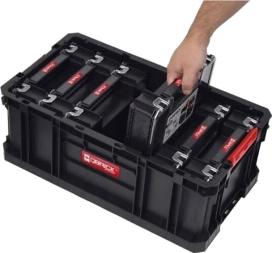 SETT: QBRICK SYSTEM TWO BOX 200 + 6 x ORGANIZER MULTI 1 stk. per kartong SETT: QBRICK SYSTEM TWO BOX 200 + 6 x ORGANIZER MULTI 1 stk. per kartong