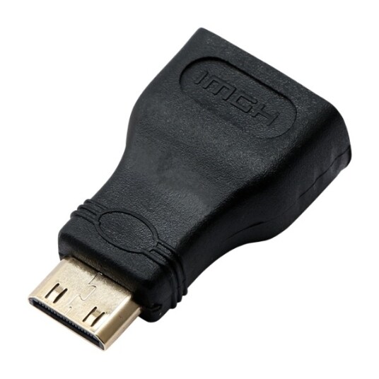 Eletra HDMI F 1.4B   HDMI Mini M adapter svart