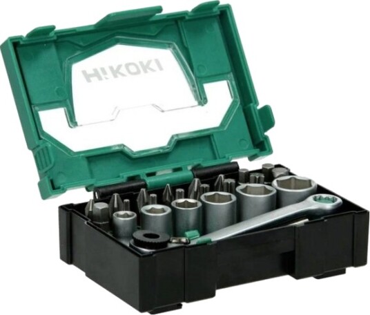 Hikoki Bitssett T-Profil, Spor, Kryss Spor Phillips/ Pozidriv/ Sekskant Inkl. Bitholder