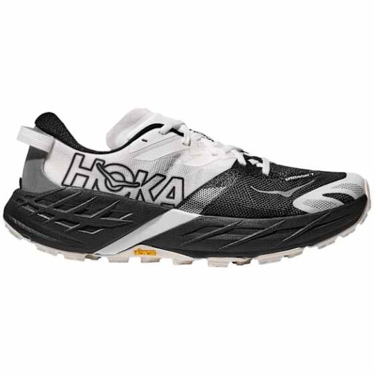 Hoka Speedgoat 7 Wide Dame Bwht/Black/White 40 2/3