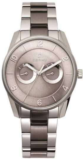 Obaku Herreklokke V171GMCJSJ Flint Grå/Stål Ø40 mm Obaku Herreklokke V171GMCJSJ Flint Grå/Stål Ø40 mm