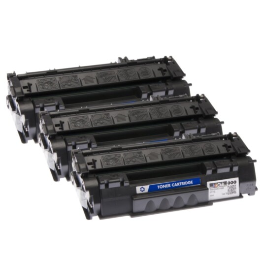 inkClub THU350-3 3 pk. sorte tonerkasetter