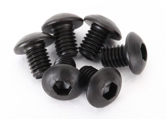 Traxxas 2515 Screws M3x4mm Button Head 6 Traxxas 2515 Screws M3x4mm Button Head 6