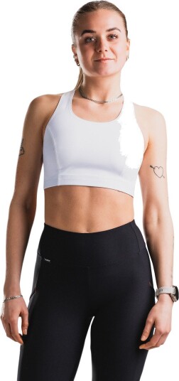 FUSION Medium Support Sports BH Dame Hvit S/AB FUSION Medium Support Sports BH Dame Hvit S/AB