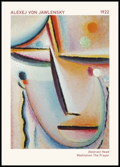 Abstract Head Meditation The Prayer Alexej Von Jawlensky 1922 Plakat Plakat / 100x150cm Abstract Head Meditation The Prayer Alexej Von Jawlensky 1922 Plakat Plakat / 100x150cm