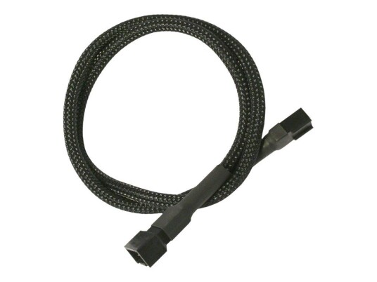 Nanoxia 3-pins Molex Forlengelseskabel 30 cm - Strømkabel til Vifter