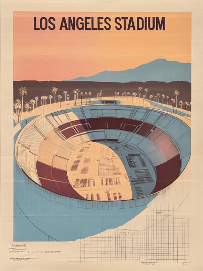Poster Los Angeles Stadium Design