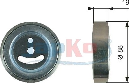 Løpehjul vifterem JAPKO 129817