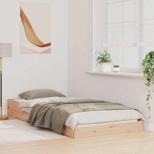  Sengestamme Brun 90 x 210 cm Heltre furu