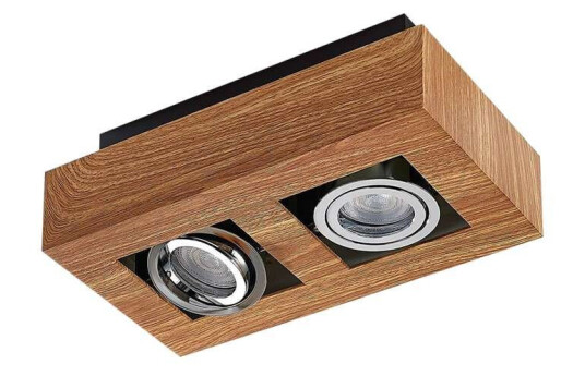 Arcchio Taklampe Vince, 25 x 14 cm med treutseende