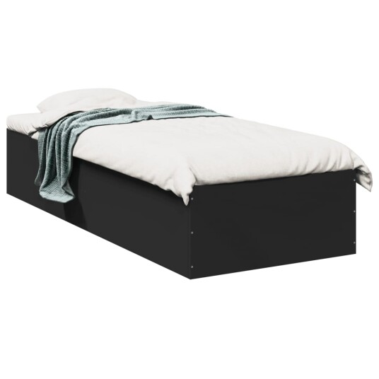  Sengeramme svart 100x200 cm konstruert tre 8721102616884