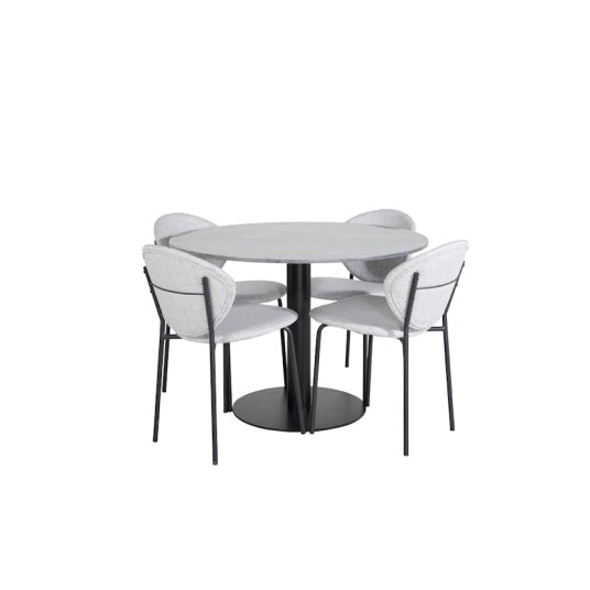 Venture Home Spisegruppe Venture Home Estelle med 4 Valor Stoler Polyester GR20498