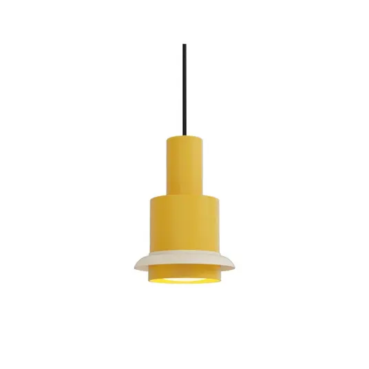 Chaumont Pendel Ø15xH22 Yellow/White DCW Chaumont Pendel Ø15xH22 Yellow/White DCW
