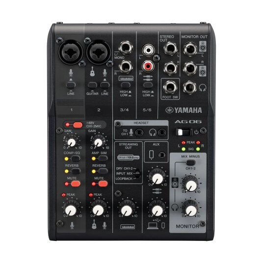 Yamaha AG06 MK2 BK