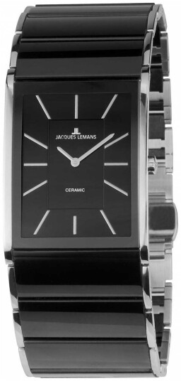 Jacques Lemans Dameklokke 1 1940A Dublin Sort/Stål