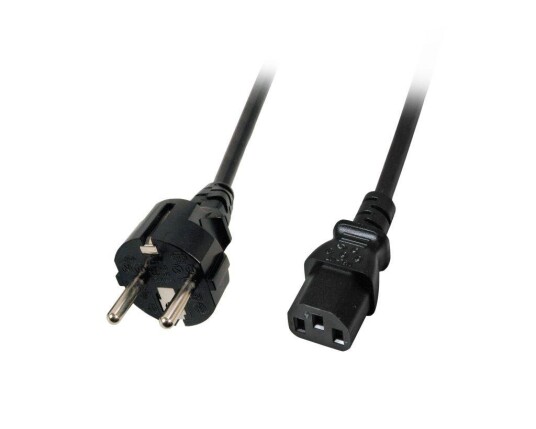 EFB Elektronik Netzleitung CEE 7/7 180 c13 1 80 Schwarz 2 M 3 X 0.75 MM