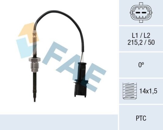 Sensor, eksostemperatur FAE 68069