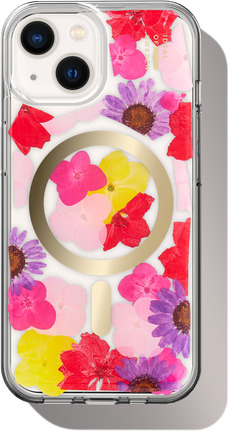 Ideal Of Sweden Clear MagSafe Case iPhone 13 Tropical Floral