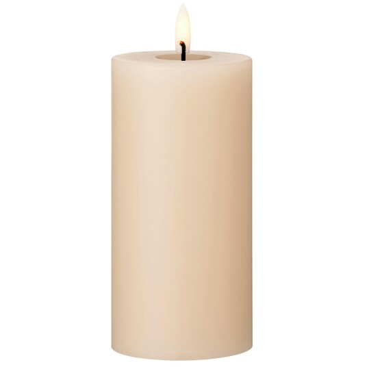 Ester & Erik Led Pillar Candle 15 cm Ice Latte