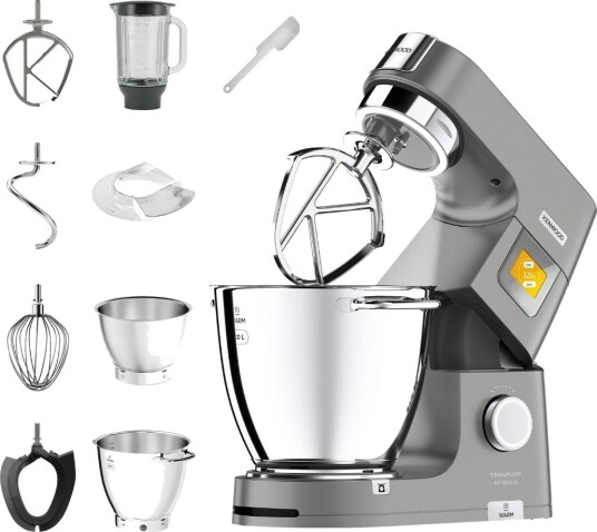 Kenwood Chef Patissier XL Kjøkkenmaskin 1400W 7L Sølv KWL90.124SI Kenwood Chef Patissier XL Kjøkkenmaskin 1400W 7L Sølv KWL90.124SI