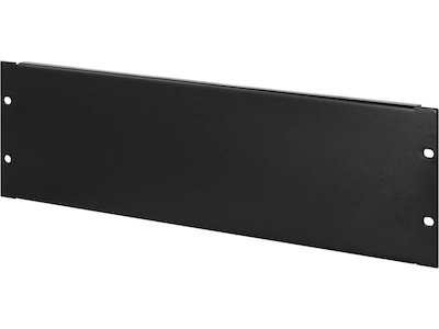 TOTEN dekkpanel, 3U, for 19" skap, sort