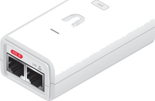 Ubiquiti Networks Poe-24-12W-G-Wh Strøminjektor Ac 100-240 V 12 Watt Hvit