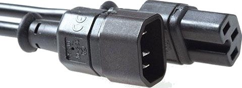 ACT Strømkabel C14 - C15 Svart 1.2 m