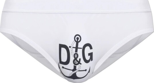 Dolce & Gabbana Herre Svømmetøy Hvit XL,