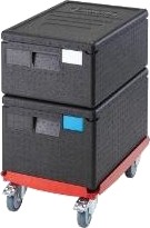 Termokasse Cambro 1/1Gn 35.5L 60X40x25.7 Cm Med Låg Epp Sort,1 Stk