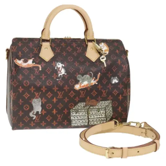 Louis Vuitton Vintage Dame Brun