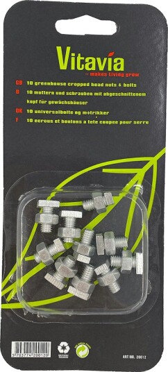 T-bolt og Mutter Vitavia 10 stk