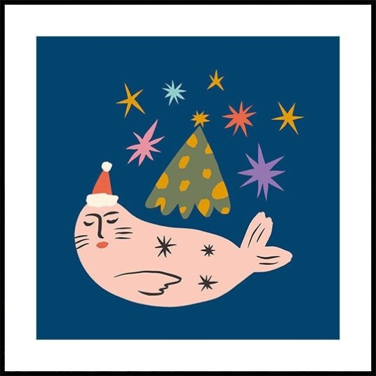 Happychristmasno21 Plakat Plakat / 100x100cm