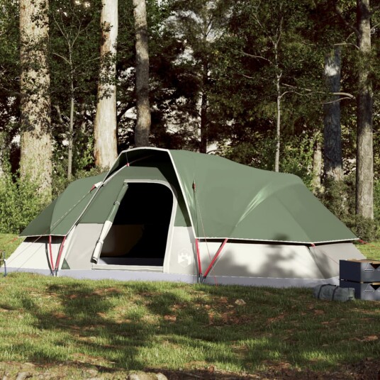 Kuppeltelt for camping 9 personer grønn vanntett Kuppeltelt for camping 9 personer grønn vanntett