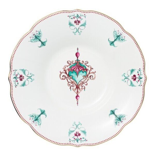 Magnor Lucia dyp tallerken 22 cm hvit/rød/grønn Magnor Lucia dyp tallerken 22 cm hvit/rød/grønn