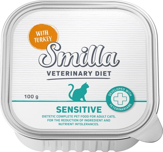Smilla Veterinary Diet Våtfôr Veterinary Diet Sensitive Kalkun 8 X 100 G