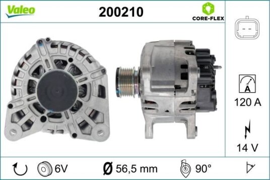 Dynamo VALEO 200210 Dynamo VALEO 200210