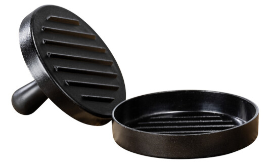 WENKO OUTDOOR PATTY BURGER PRESSER, SORT