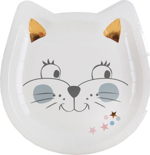 Santex Papptallerkener Kitty Party 10-pakning 6691 0-99